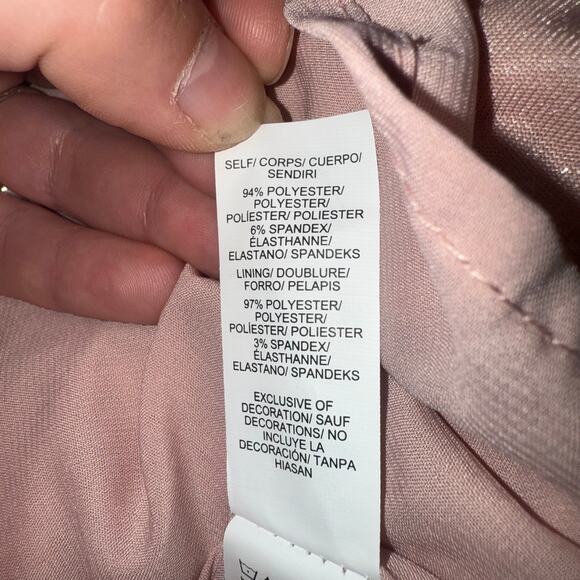 Lucky Brand Velvet Dress Medium Cold Shoulder Sleeves Side Pockets Soft - Picture 7 of 8